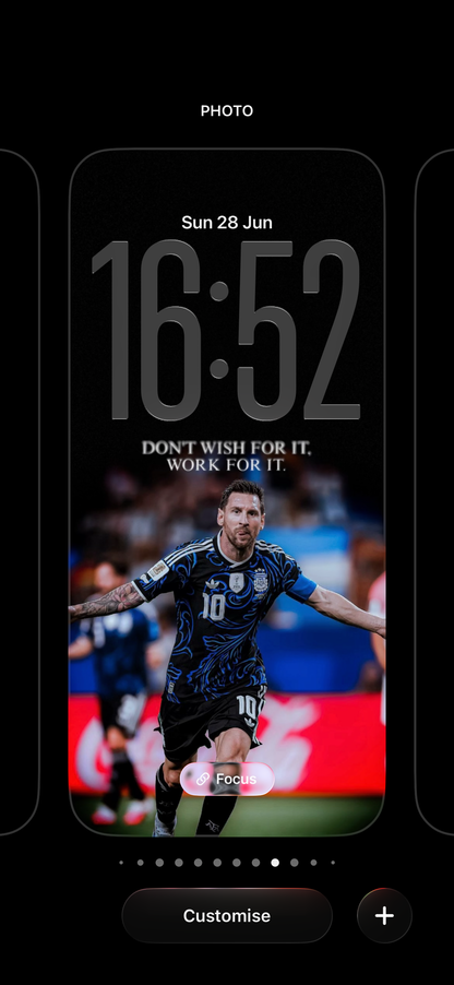 Messi — Don’t Wish For It, Work For It