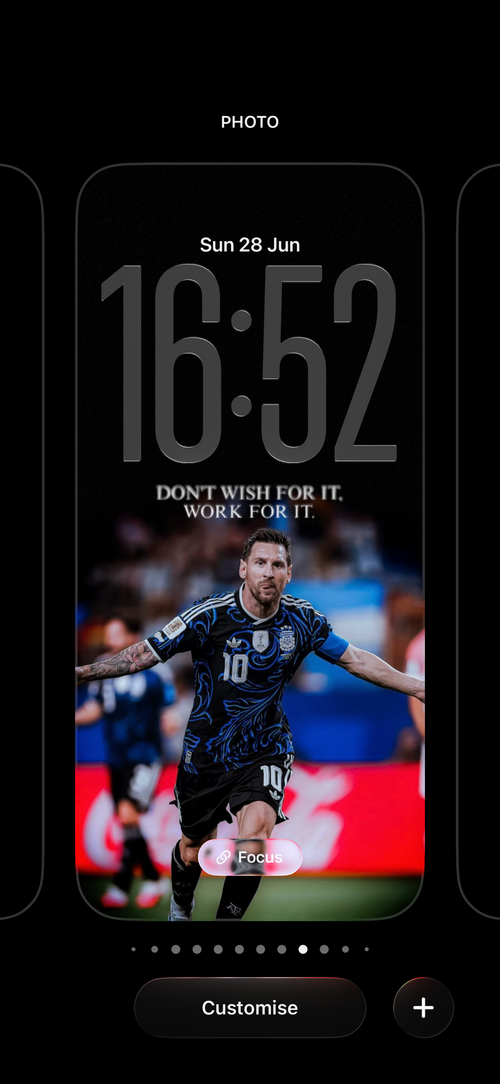 Messi — Don’t Wish For It, Work For It