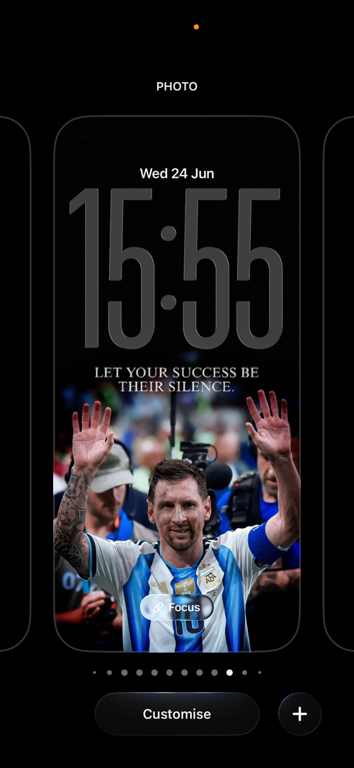 Messi — Let Your Success Be Their Silence