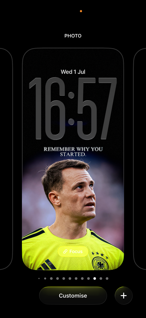 Neuer — Remember Why You Started